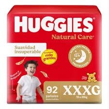 Producto - HUGGIES NATURAL CARE TALLE XXXG X 92