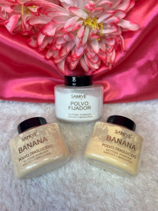 Producto - Polvo fijador o Traslúcido-Saniye