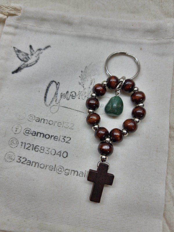 Producto - Llaveros Denarios con piedra