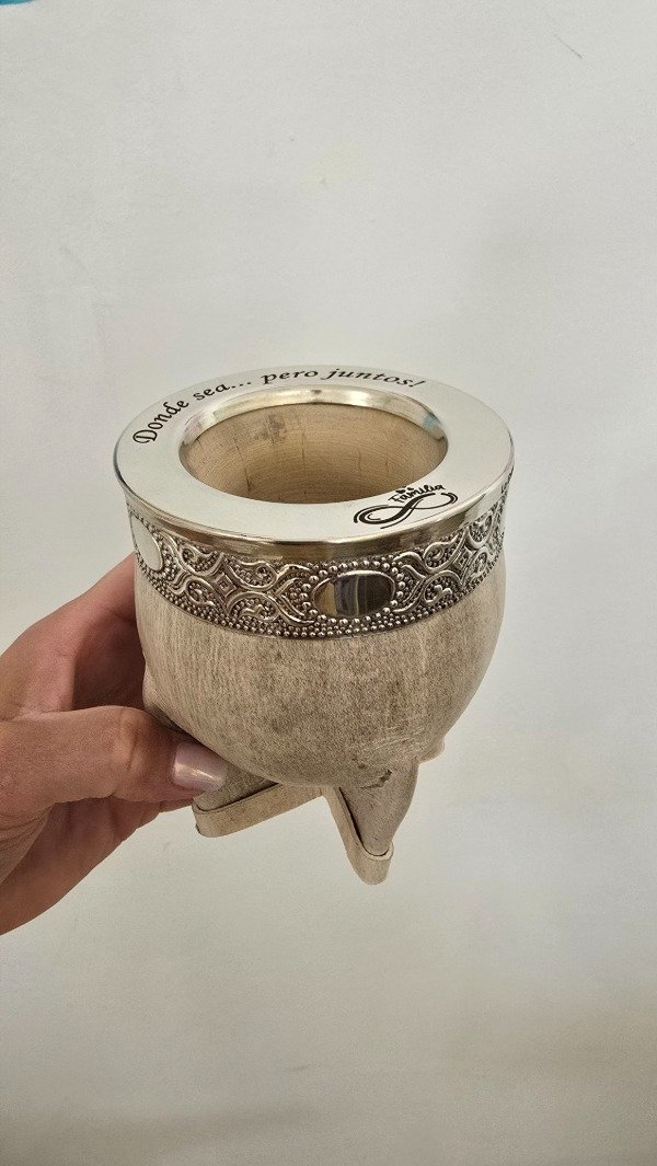 Producto - Combo Cuero Crudo Alpaca Grabado Persobalizado