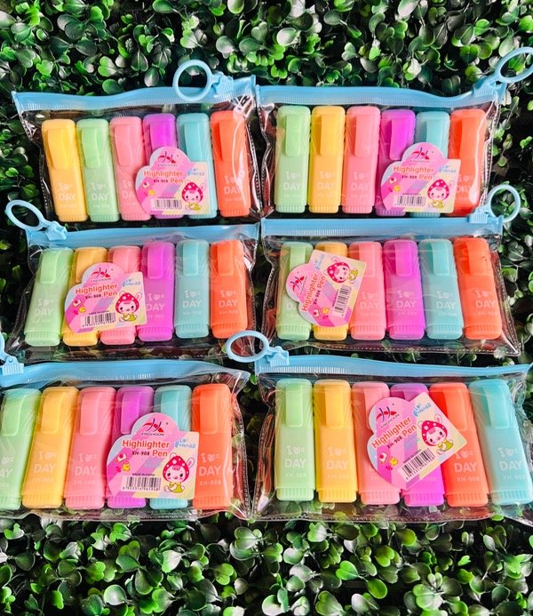 Producto - Resaltadores pastel x 6