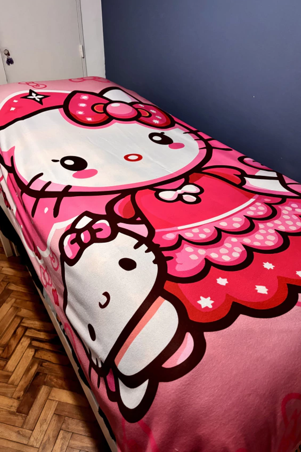 Producto - Manta 1 PLAZA KITTY