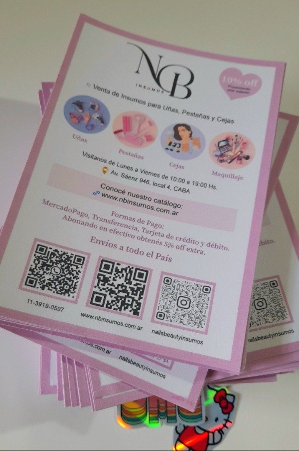 Producto - 500 Volantes personalizados