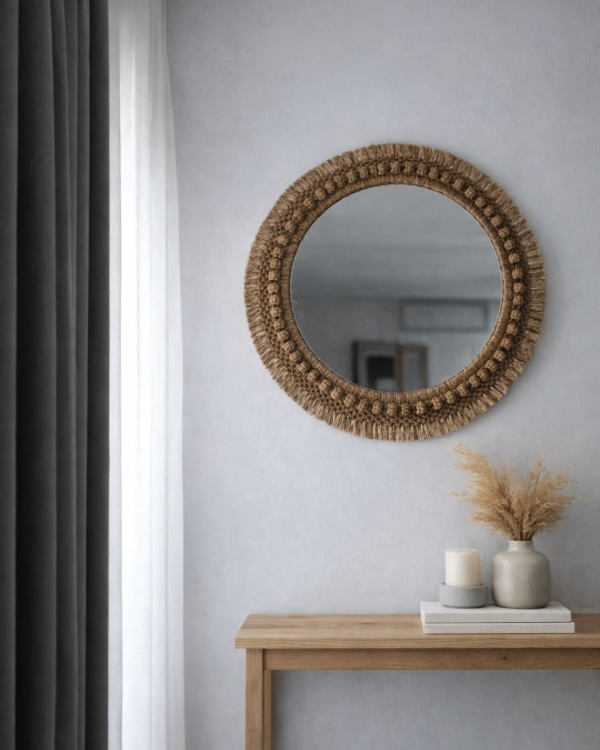 Producto - Espejo Yute Camelia
