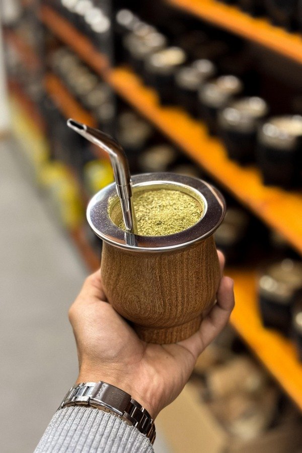 Producto - MATE CAMIONERO DE ALGARROBO SELECCIONADO + BOMBILLA