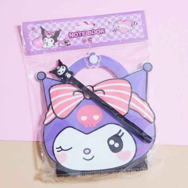 Producto - Anotador Carterita Kuromi con Boligrafo