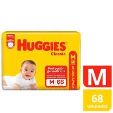 Producto - HUGGIES CLASSIC TALLE M X 68