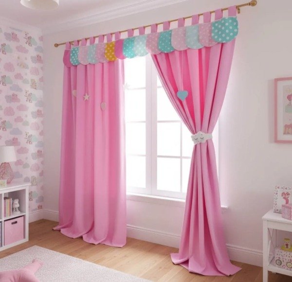 Producto - Cortinas Infantiles Almohadalandia - Modelo Original (1.60m)