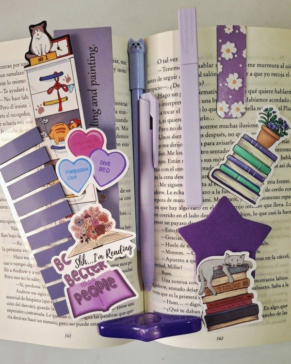 Producto - Pack literario "Booklover Lila"