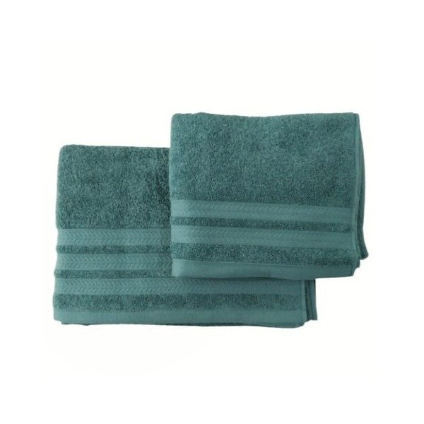 Producto - Toallón y toalla Arco Iris Belly verde