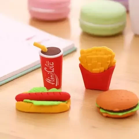 Producto - Gomas de Borrar 3D Fast Food