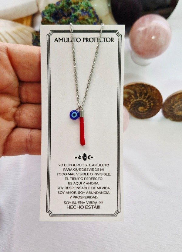 Producto - COLLAR AMULETO CORAL