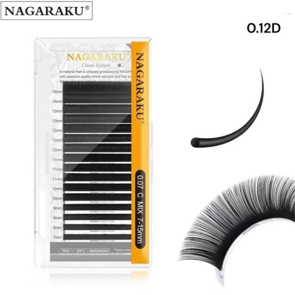 Producto - EXTENCIONES DE PESTAÑAS NAGARAKU 0.12 D MIX