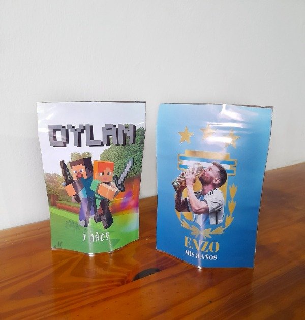 Producto - Bolsas Golosineras Souvenir Personalizadas x10 Todos los modelos - 5
