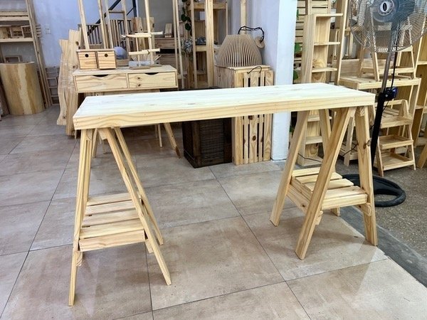 Producto - Escritorio Caballete Mostrador 100x40 para feria