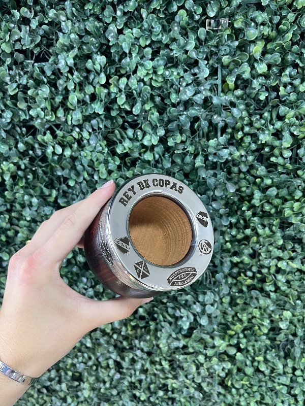 Producto - Mate hornero oscuro + grabado personalizado