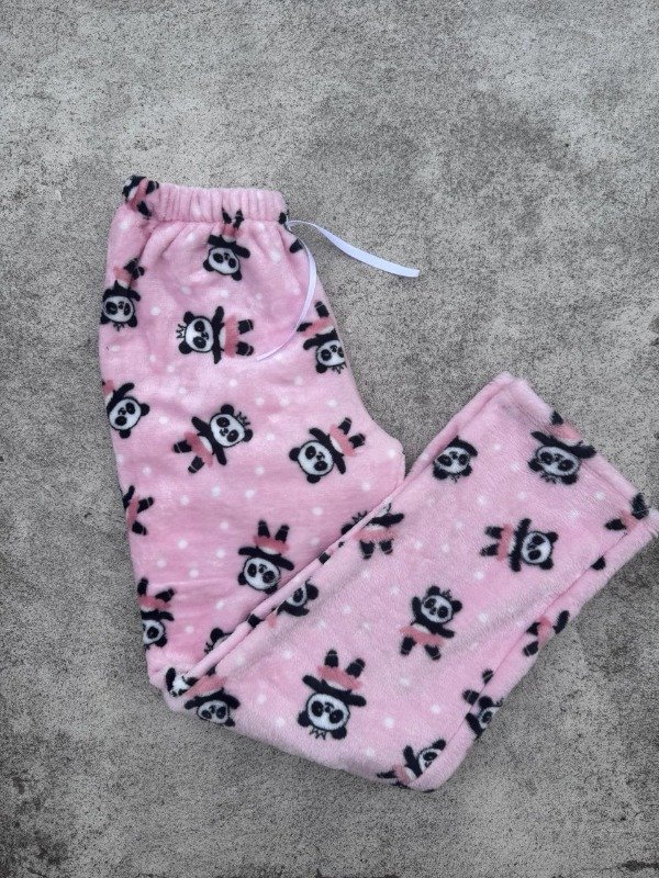Producto - Pantalon Polar Soft Rosa Pandas
