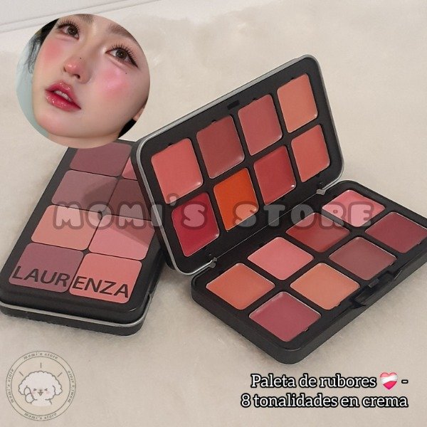 Producto - Paleta de rubores en crema Laurenza