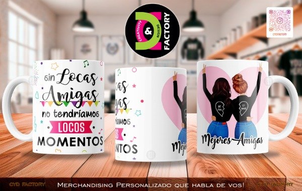 Producto - Taza Día del Amigo - TZ-RT-BL-11OZ-279-FES-DDA