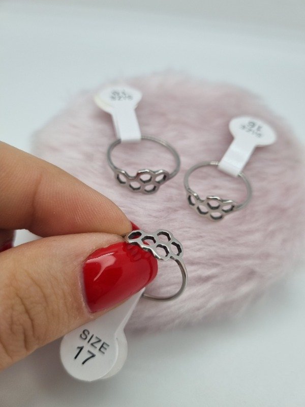 Producto - Anillos acero quorurgico x3 surtidos panal