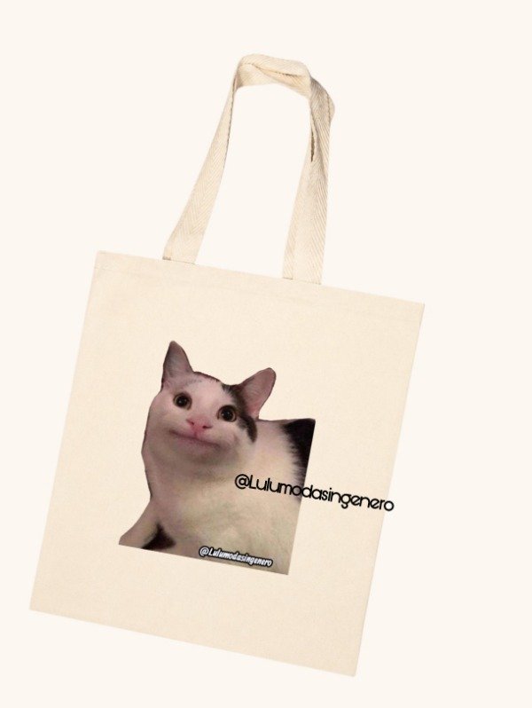 Producto - Tote bag Gatito Meme 03