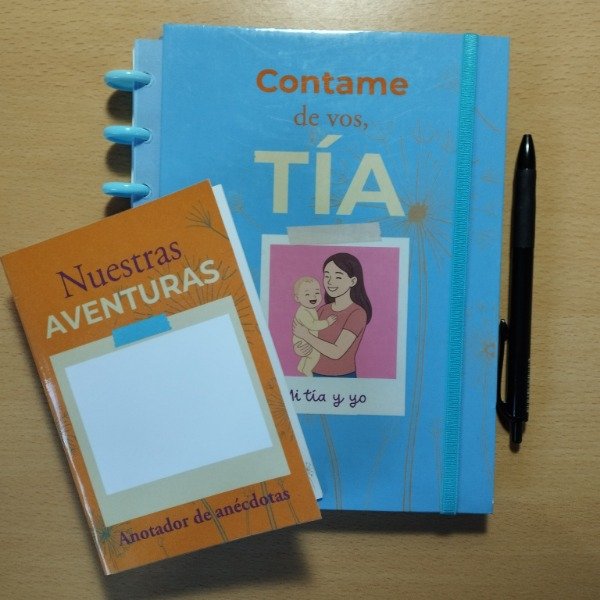 Producto - Contame de vos - Tía - Libro De Recuerdos - 3 al cubo