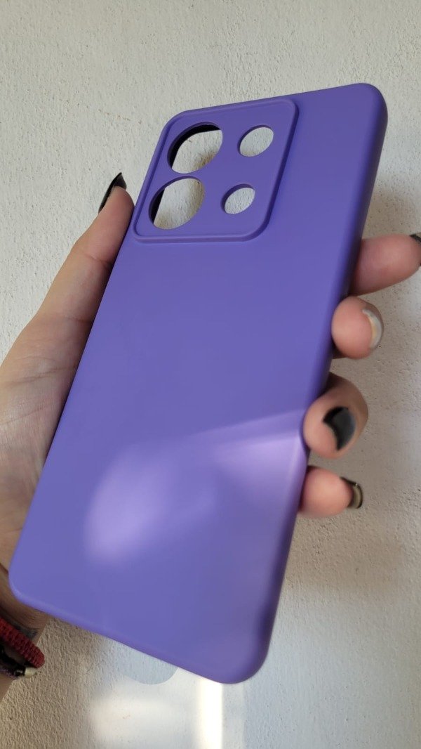 Producto - Xiaomi redmi note 13 pro 5g case con felpa violeta