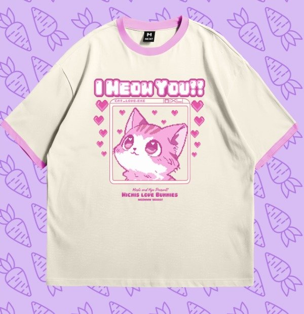 Producto - I Meow You! - Retro tee