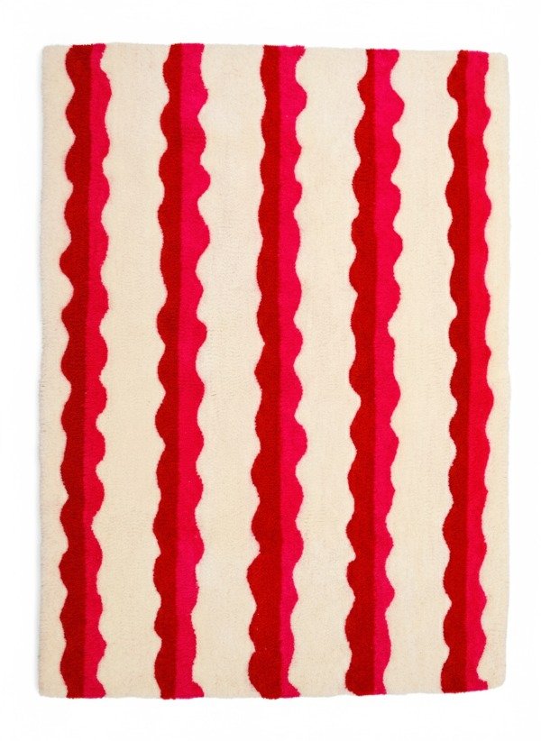 Producto - Alfombra decorativa grande para living diseño geométrico DUO
