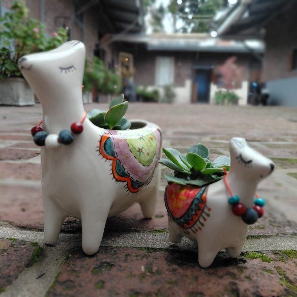 Producto - set macetas llama