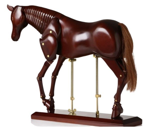 Producto - Caballo articulado de madera