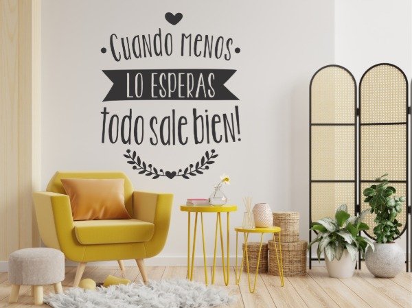 Producto - Cuando menos lo esperas todo sale bien.