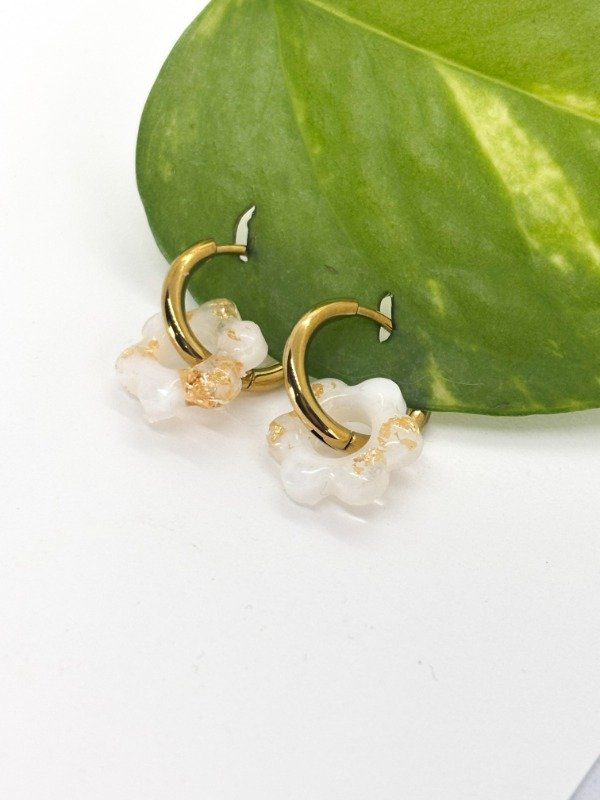 Producto - Aros flor - By Be porto