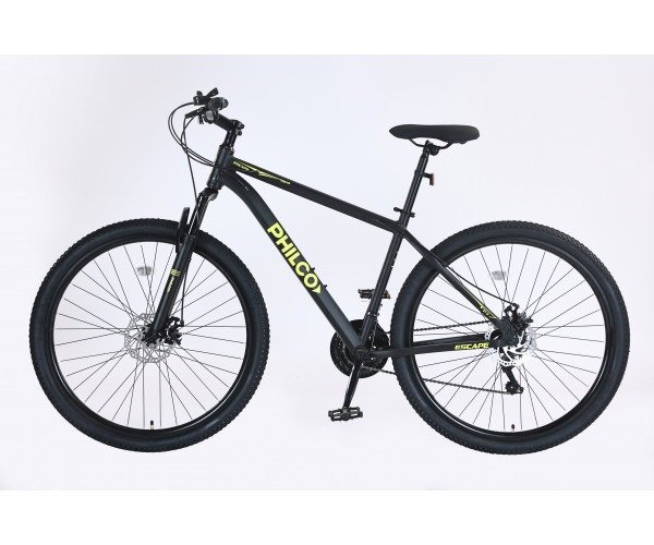 Producto - BICICLETA MTB R29 T18 NEGRA ESCAPE PRO PHILCO