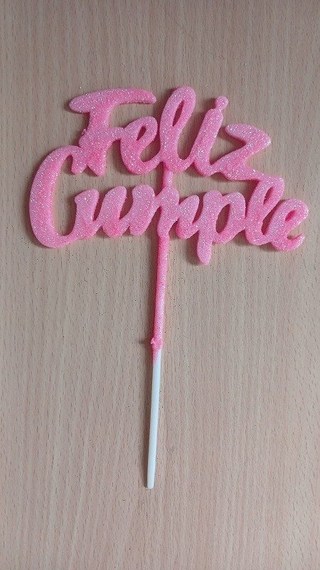Producto - Topper Gibreado "FC" Rosa Chicle