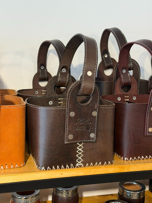 Producto - Canasta Matera Cuero - 1