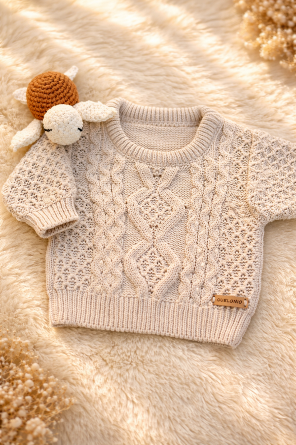 Producto - SWEATER TRENZADO BEIGE