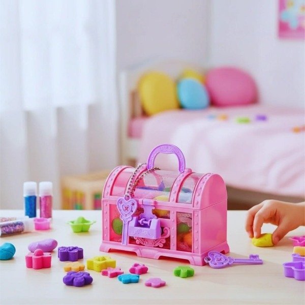 Producto - Cofre con Candado y llave de 12 Masas + Accesorios