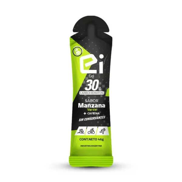 Producto - Gel Ei 30 con Cafeína Sabor Manzana Verde