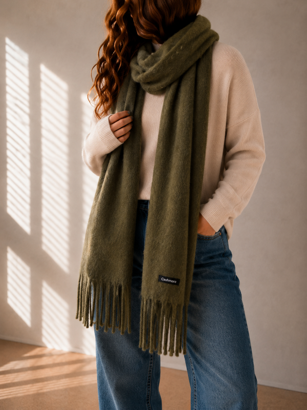 Producto - BUFANDON RUANA CASHMERE 4011