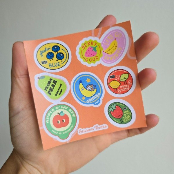 Producto - Planchita mini Etiquetas de frutas