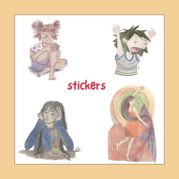 Producto - Stickers EP "Crecer es Aprender a Ser"