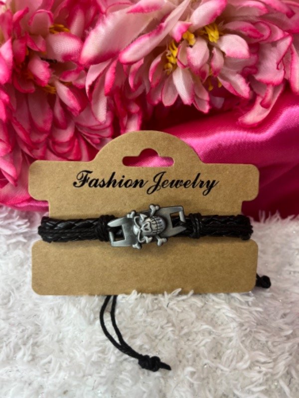 Producto - Pulsera de cuero negro simple-Diferentes modelos I - 5