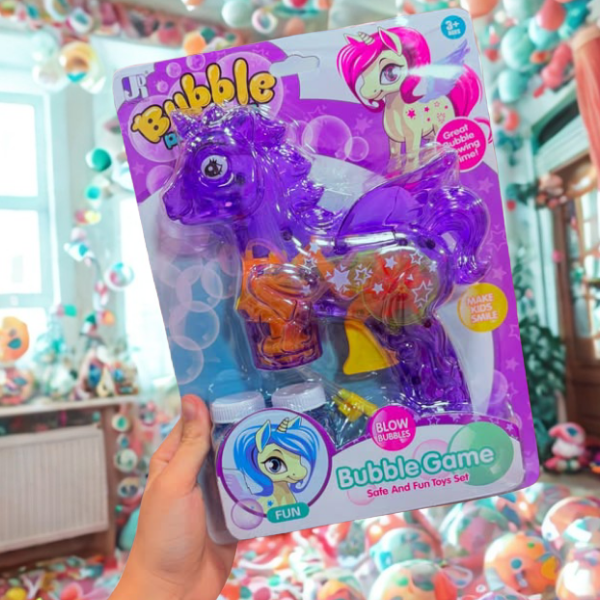 Producto - BURBUJERO UNICORNIO ROSA/VIOLETA (SURTIDOS)
