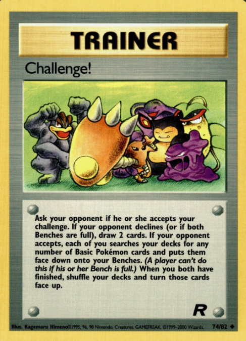 Producto - Challenge! 74/82 Team Rocket Unlimited