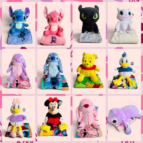 Producto - Peluche con manta tamaño grande