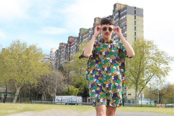 Producto - CAMISA LARGA UNISEX PIÑAS