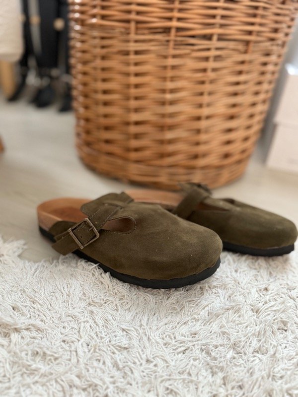 Producto - Mules Estocolmo oliva