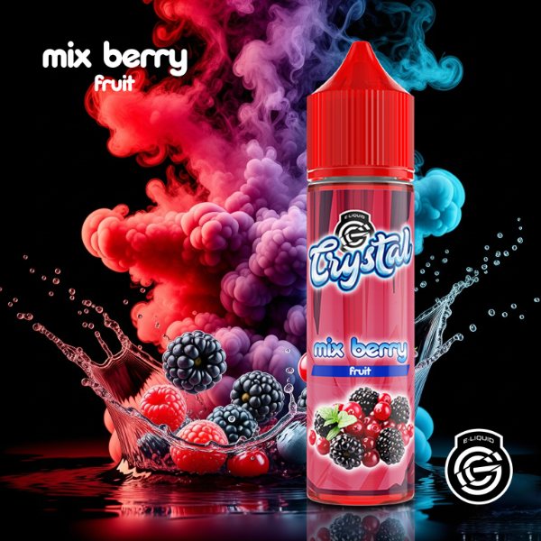 Producto - CRYSTAL MIX BERRY FRUIT (FRAMBUESA ARANDANOS MORAS) 60ML 3MG