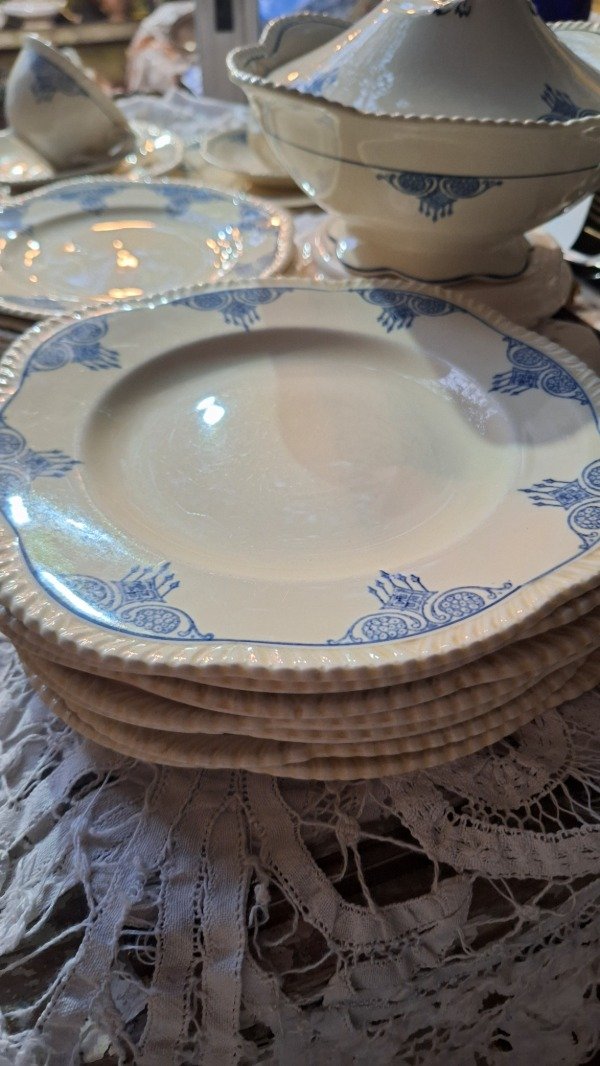 Producto - Platos playos Woods Ivory Ware c/detalle - 1